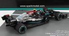 MERCEDES GP  SET F1  2X W12 MERCEDES M12 EQ POWER+ TEAM AMG PETRONAS MOTORSPORT FORMULA ONE N 44  + N 77 ABU DHABI GP 2021 LEWIS HAMILTON - VALTTERI BOTTAS - 8 TIMES WORLD CHAMPION CONSTRUCTEUR