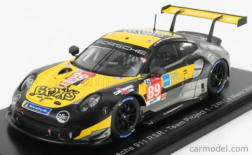 PORSCHE  911 991-2 RSR TEAM PROJECT 1 N 89 24h LE MANS 2020 STEVE BROOKS - A.LASKARATOS - J.PIGUET