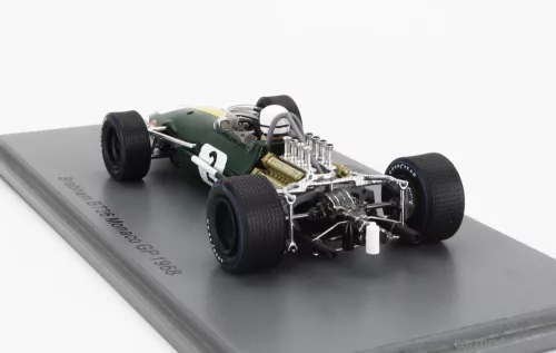 BRABHAM  F1  BT26 N 2 MONACO GP 1968 J.BRABHAM  GREEN YELLOW