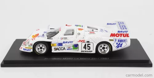 RONDEAU  M382 N 45 24h  LE MANS 1984 CHRISTIAN BUSSI - BRUNO ILIEN - JACK GRIFFIN  WHITE