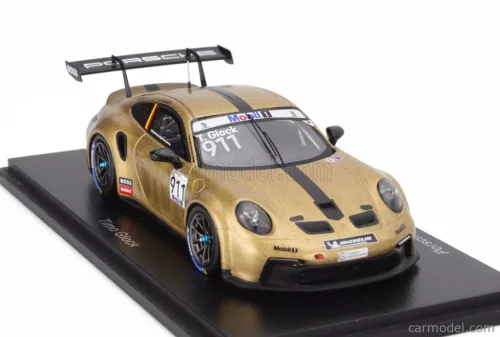 PORSCHE  911 992 GT3 CUP TEAM PORSCHE MOTORSPORT N 911 PORSCHE SUPERCUP SEASON 2023 TIMO GLOCK  GOLD BLACK