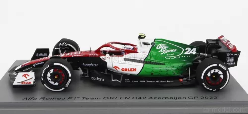 ALFA ROMEO  F1  C42 TEAM ORLEN RACING N 24 AZERBAIJAN GP 2022 GUANYU ZHOU