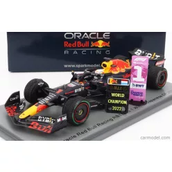   RED BULL  F1  RB18 TEAM ORACLE RED BULL RACING N 1 WINNER JAPAN GP WITH PIT BOARD WORLD CHAMPION 2022 MAX VERSTAPPEN