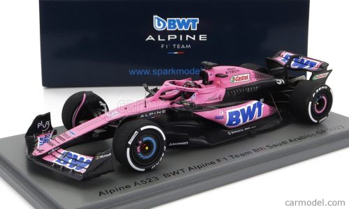 RENAULT  F1  A523 TEAM BWT ALPINE N 31 SEASON 2023 ESTEBAN OCON  PINK BLUE