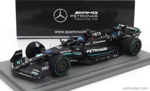 MERCEDES GP  F1 W14 TEAM MERCEDES-AMG PETRONAS FORMULA ONE N 63 5th MONACO GP 2023 GEORGE RUSSEL  MATT BLACK