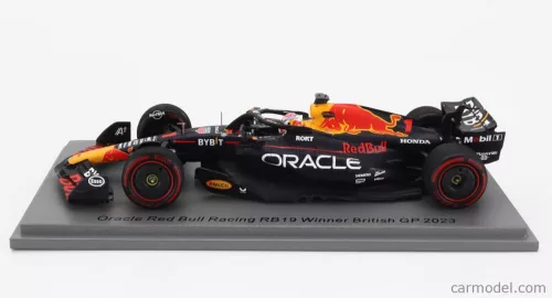 RED BULL  F1  RB19 TEAM ORACLE RED BULL RACING N 1 WORLD CHAMPION WINNER BRITISH GP 2023 MAX VERSTAPPEN  MATT BLUE