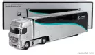 MERCEDES BENZ  ACTROS MP4 1851 TRUCK CAR TRANSPORTER TEAM MERCEDES-AMG PETRONAS F1 FORMULA ONE SEASON 2023  SILVER BLACK GREEN