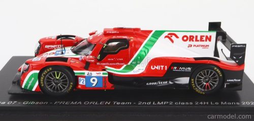 ORECA  GIBSON 07 GK428 4.2L V8 TEAM PREMA ORLEN N 9 2nd LMP2 CLASS 24h LE MANS 2022 R.KUBICA - L.DELETRAZ - L.COLOMBO