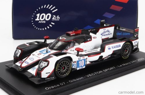 ORECA  07 GIBSON GK428 4.2L V8 TEAM VECTOR SPORT N 10 24h LE MANS 2023 G.AUBRY - R.CULLEN - M.KAISER  WHITE BLACK