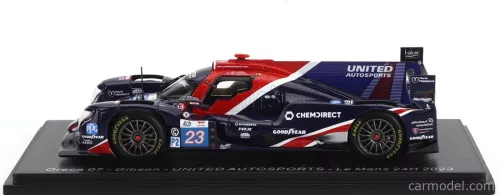 ORECA  07 GIBSON GK428 4.2L V8 TEAM UNITED AUTOSPORTS N 23 24h LE MANS 2023 T.BLOMQVIST - O.JARVIS - J.PIERSON  BLUE RED