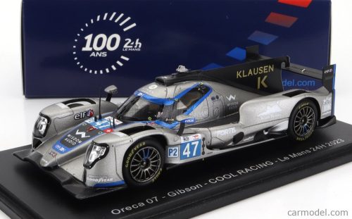 ORECA  07 GIBSON GK428 4.2L V8 TEAM COOL RACING N 47 24h LE MANS 2023 R.DE GERUS - V.LOMKO - S.PAGENAUD  GREY WHITE BLACK