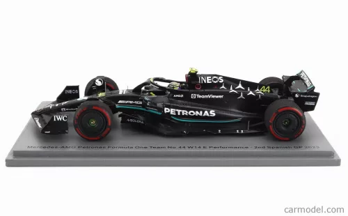 MERCEDES GP  F1 W14 TEAM MERCEDES-AMG PETRONAS FORMULA ONE N 44 2nd SPAIN GP 2023 LEWIS HAMILTON  MATT BLACK
