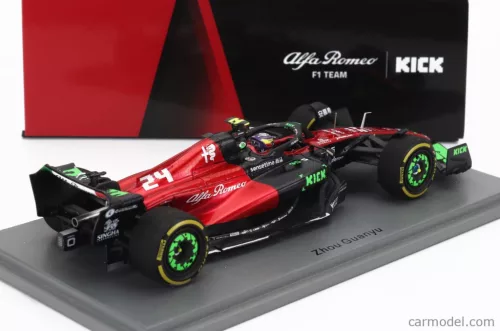 ALFA ROMEO  F1  C43 TEAM ORLEN N 24 BELGIUM GP 2023 GUANYU ZHOU  BLACK RED GREEN
