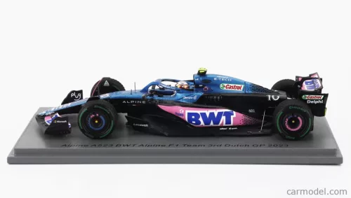 ALPINE  F1  A523 TEAM BWT ALPINE N 10 3rd DUTCH GP 2023 PIERRE GASLY  BLUE PINK