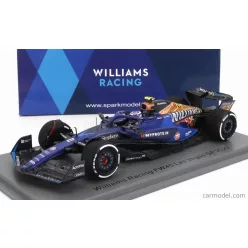   WILLIAMS  F1  FW45 TEAM WILLIAMS RACING GULF N 2 LAS VEGAS USA GP 2023 LOGAN SARGEANT  BLUE BLACK GOLD