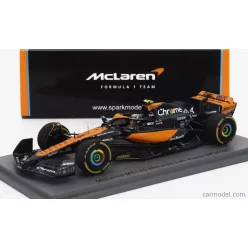   McLAREN  F1  MCL60 TEAM McLAREN N 4 LAS VEGAS GP 2023 LANDO NORRIS  ORANGE BLUE BLACK