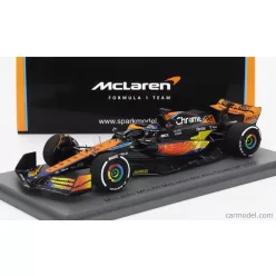   McLAREN  F1  MCL60 TEAM McLAREN N 81 6th ABU DHABI GP 2023 OSCAR PIASTRI  ORANGE BLUE BLACK