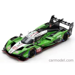  LAMBORGHINI  SC63 3.8L V8 TURBO TEAM LAMBORGHINI IRON LYNX N 19 24h LE MANS 2024 ROMAIN GROSJEAN - MATTEO CAIROLI - ANDREA CALDARELLI  GREEN WHITE BLACK