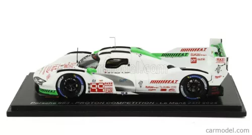 PORSCHE  963 9RD 4.6L TURBO V8 TEAM PROTON COMPETITION N 99 24h LE MANS 2024 NEEL JANI - HARRY TINCKNELL - JULIEN ANDLAUER  WHITE GREEN