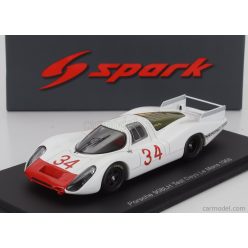   PORSCHE  908LH 3.0L TEST 24h LE MANS 1968 ROLF STOMMELEN  WHITE RED