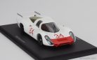 PORSCHE  908LH 3.0L TEST 24h LE MANS 1968 ROLF STOMMELEN  WHITE RED