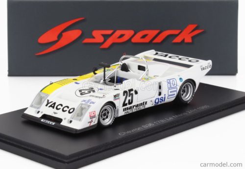 CHEVRON  B36 2.0L S4 TEAM ROC SOCIETE YACCO N 25 24h LE MANS 1980 BRUNO SOTTY - DOMINIQUE LAURENT - PHILIPPE HESNAULT  WHITE YELLOW