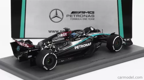 MERCEDES GP  F1  W15 EQ PERFORMANCE TEAM AMG PETRONAS MOTORSPORT N 63 BAHRAIN GP 2024 GEORGE RUSSELL  BLACK SILVER GREEN