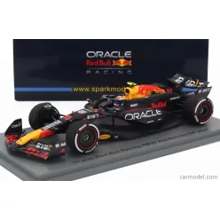   RED BULL  F1  RB20 TEAM ORACLE RED BULL RACING N 11 2nd BAHRAIN GP 2024 SERGIO PEREZ  BLUE YELLOW RED