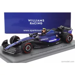   WILLIAMS  F1  FW46 TEAM WILLIAMS RACING N 2 BAHRAIN GP 2024 LOGAN SARGEANT  2 TONE BLUE