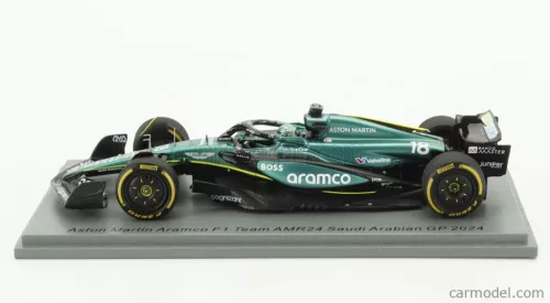 ASTON MARTIN  F1  AMR24 TEAM ARAMCO COGNIZANT N 18 SAUDI ARABIA GP 2024 LANCE STROLL  GREEN BLACK