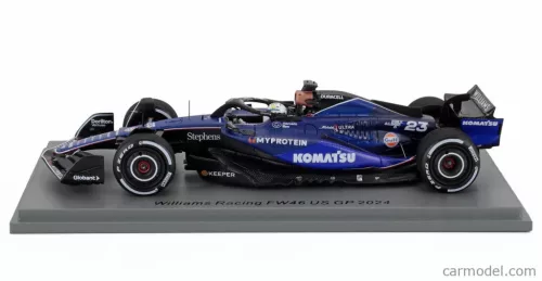WILLIAMS  F1  FW46 TEAM WILLIAMS RACING N 23 USA GP 2024 ALEX ALBON  2 TONE BLUE