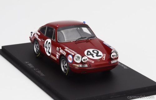 PORSCHE  911 TEAM WICKY RACING N 42 24h LE MANS 1969 ANDRE WICKY - EDGAR BERNEY  RED