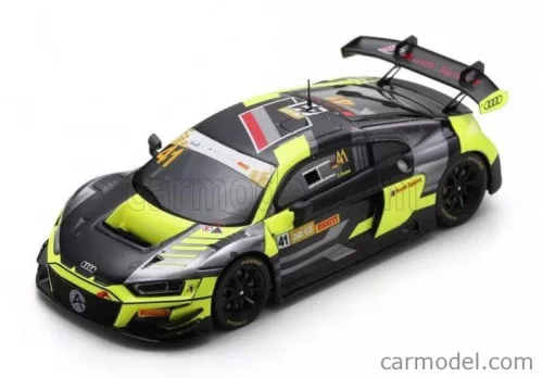 AUDI  R8 LMS GT3 TEAM AUDI SPORT ASIA ABSOLUTE N 41 7th FIA GT WORLD CUP MACAU 2023 CHRISTOPHER HAASE  YELLOW BLACK