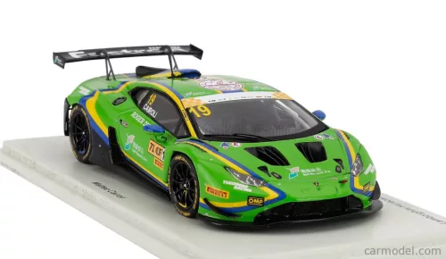 LAMBORGHINI  HURACAN GT3 EVO2 TEAM SJM VSR THELDORE RACING N 19 FIA GT WORLD CUP MACAU 2024 MATTEO CAIROLI  GREEN YELLOW