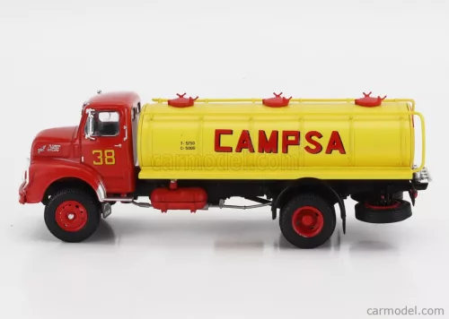 LEYLAND  COMET TANKER TRUCK CAMPSA 2-ASSI 1959  RED YELLOW