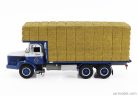 BERLIET  GPS12 TRUCK TRASPORTO FIENO 3-ASSI 1968  BLUE WHITE BEIGE