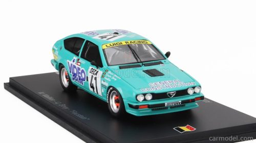 ALFA ROMEO  GTV6 TEAM JOLLY CLUB N 41 24h SPA 1986 MICHEL MAILLIEN - QUIRIN BOVY - FAUSTEIN  LIGHT GREEN