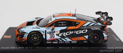 AUDI  R8 LMS GT3 TEAM WRT N 30 WINNER SILVER CUP CLASS 24h SPA 2022 J.B.SIMMENAUER - B.GOETHE - T.NEUBAUER