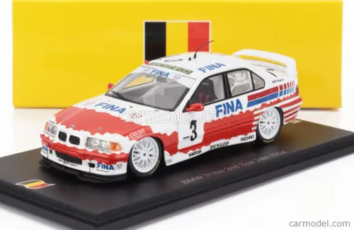 BMW  3-SERIES 318iS TEAM BMW FINA BASTOS N 3 2nd 24h SPA 1994 JOACHIM WINKELHOCK - MARC DUEZ - ALAIN FERTE  RED WHITE