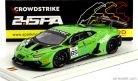 LAMBORGHINI  HURACAN GT3 EVO 2 TEAM GRT GRASSER N 85 WINNER SILVER CUP 24h SPA 2023 C.SCHMID - B.HITES - G.VAN BERLO  GREEN BLACK