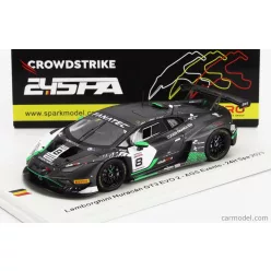   LAMBORGHINI  HURACAN GT3 EVO 2 TEAM AGS EVENTS N 8 24h SPA 2023 L.GORINI - A.BORGA - N.JAMIN  BLACK WHITE