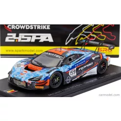   McLAREN  720S GT3 EVO TEAM GARAGE59 N 159 24h SPA 2023 M.KIRCHHOFER - B.GOETHE - N.KJAERGAARD  LIGHT BLUE ORANGE