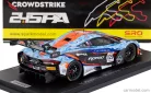 McLAREN  720S GT3 EVO TEAM GARAGE59 N 159 24h SPA 2023 M.KIRCHHOFER - B.GOETHE - N.KJAERGAARD  LIGHT BLUE ORANGE
