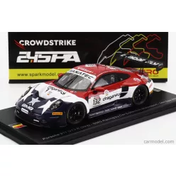   PORSCHE  911 992 GT3 R TEAM GMG RACING N 132 24h SPA 2023 K.WADHINGTON - J.SOFRONAS - P.LONG - J.BLEEKEMOLEN  RED WHITE BLUE