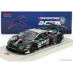   LAMBORGHINI  HURACAN GT3 EVO2 5.2L V10 TEAM BARWELL MOTORSPORT N 72 3rd BRONZE CLASS 24h SPA 2024 MATTIA MICHELOTTO - GABRIEL RINDONE - PATRICK KUJALA - CASPER STEVENSON  BLACK GREEN