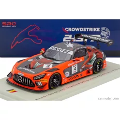   MERCEDES BENZ  AMG GT3 EVO 6.2L V8 TEAM CROWDSTRIKE RILEY N 4 WINNER PRO-AM CLASS 24h SPA 2024 GEORGE KURTZ - IAN JAMES - NICKY CATSBURG - COLIN BRAUN  ORANGE GREY