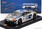 AUDI  R8 LMS GT3 EVO II 5.2L V10 TEAM SAINTELOC RACING N 26 24h SPA 2024 ALBAN VARUTTI - GILLES STADSBADER - IVAN KLYMENKO - MARKUS PAVERUD  SILVER BLUE RED