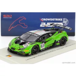   LAMBORGHINI  HURACAN GT3 EVO2 5.2L V10 TEAM IRON LYNX N 63 24h SPA 2024 MATTEO CAIROLI - ANDREA CALDARELLI - MIRKO BORTOLOTTI  GREEN WHITE BLACK