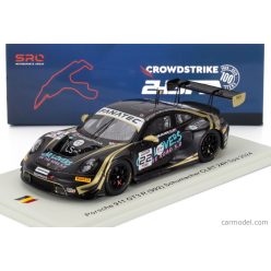   PORSCHE  911 992 GT3 R 4.2L TEAM SCHUMACHER CLRT N 22 24h SPA 2024 AYHANCAN GUVEN - LAURIN HEINRICH - DORIAN BOCCOLACCI  BLACK GOLD