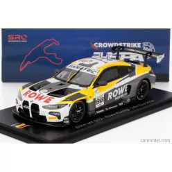   BMW  4-SERIES M4 GT3 3.0L TURBO TEAM ROWE RACING N 98 24h SPA 2024 PHILIPP ENG - NICK YELLOLY - MARCO WITTMANN  WHITE BLACK YELLOW
